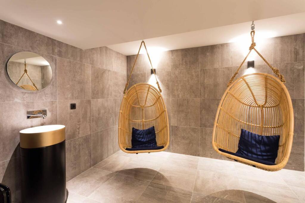 Modern 2Br 5* Pool Gym Spa Garage Mont-Blanc View Chamonix Ngoại thất bức ảnh